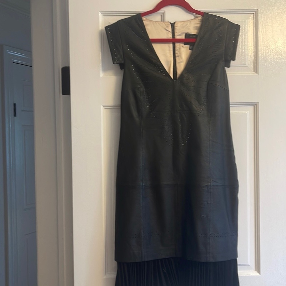French connection leather dress